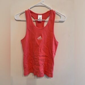 Adidas Ribbed Coral Tank Top